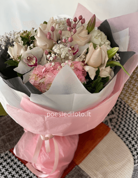 BOUQUET COLORATO ROSA