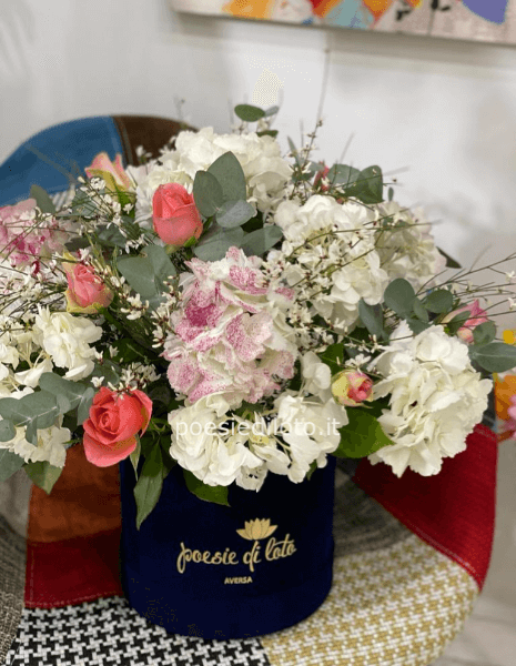 box floreale BLU