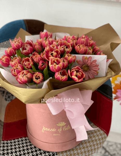 box floreale TULIPANI