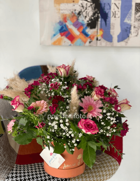 box floreale ARANCIO PICCOLO