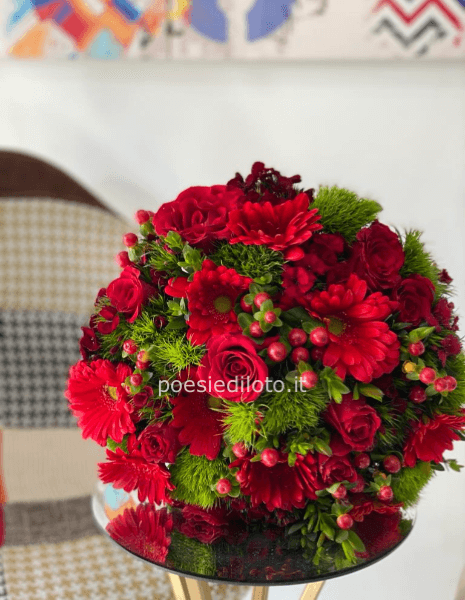 BOUQUET COLORATO ROSSO