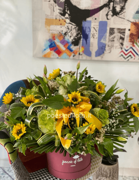 box floreale MISURA MEDIA ...GIRASOLE