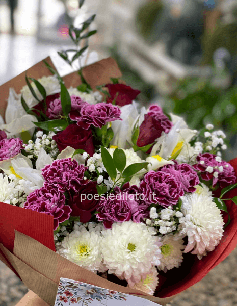 bouquet fiori colorati 