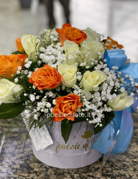 box mini white orance 